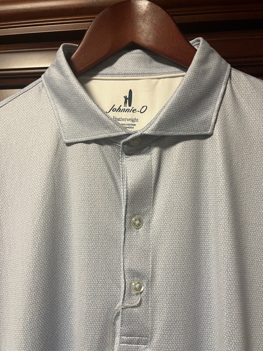 Brand New Johnnie-O Featherweight Performance Stretch Tennis 🎾 Gray Golf ⛳️ Polo